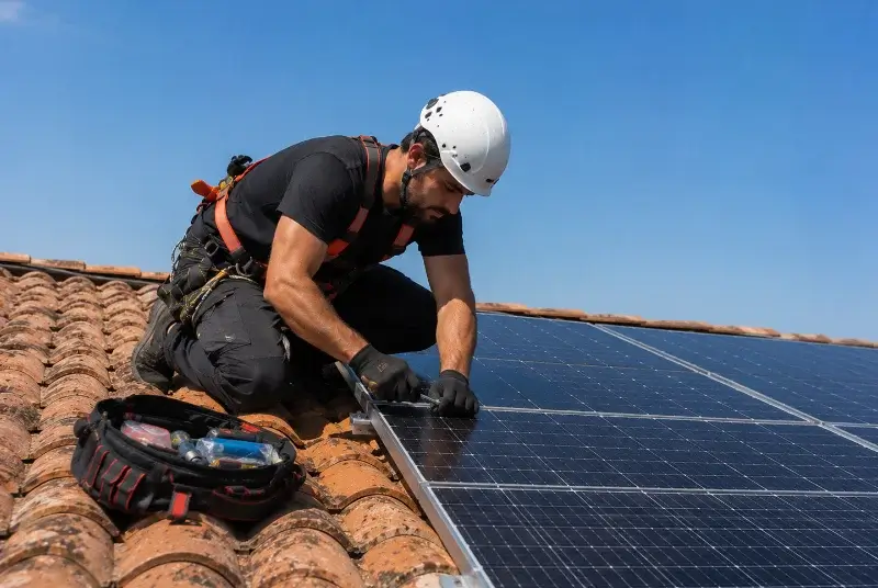 Maintenance et monitoring de panneaux solaires à Moisdon-la-Rivière